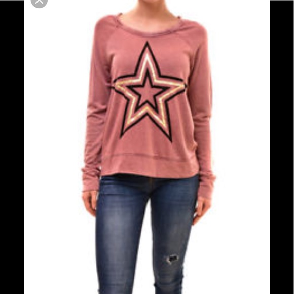 Sundry Sweaters - Sundry star pullover size L